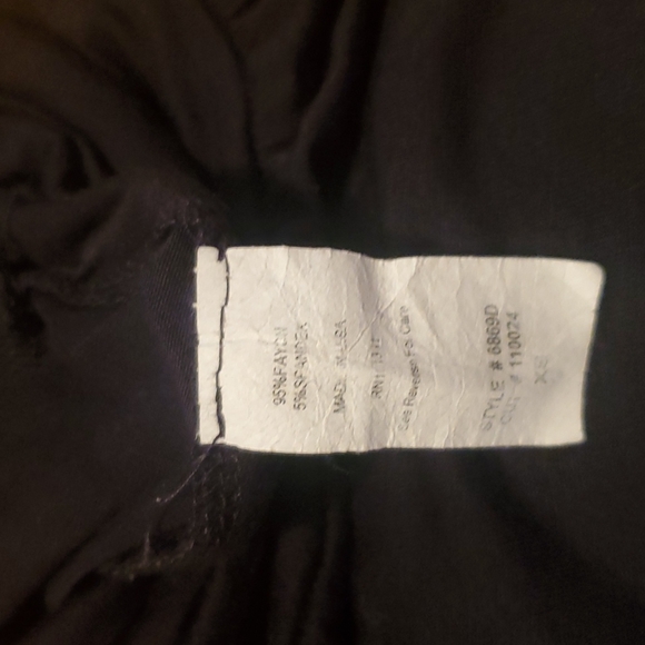 Charlotte russe tunic top XS black with embellishments - Picture 5 of 5